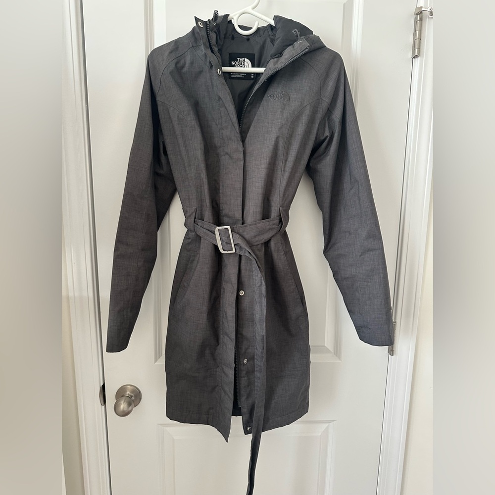 The North Face Women's Charcoal Belted Insulated Trench